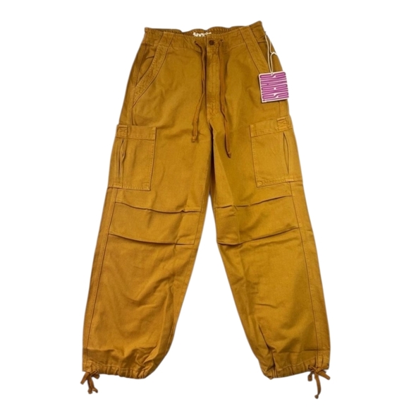 Mother The Munchie Nerdy Cargo Pants Wood Thrush Womens NEW - Picture 2 of 7